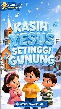 KASIH YESUS SETINGGI GUNUNG | Lagu Anak Sekolah Minggu Terbaru #sekolahminggu #lagusekolahminggu