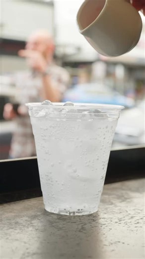 Chevapi: salty. Chips: salty. You: thirsty. Solution? Strawberry Soda try it at @stansgrill 🍓 | Stan's Grill