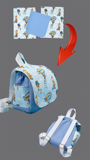 How to sew a cute backpack easily! Beginners Sewing tutorial! Miarti👜✂️ | Miarti - Wiederverwendung