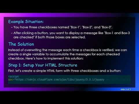 How to Handle Multiple Checkbox Selections in JavaScript using jQuery