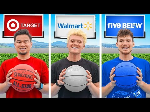 We Tested Walmart v Target v Five Below Basketball Gadgets!