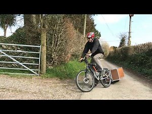 Homemade Electric Bicycle Trailer