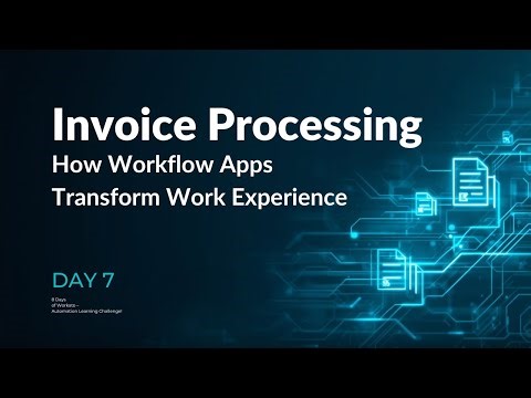 Day 7 – Invoice Approval Using Workato Workflow Apps (AI + Human Validation Demo)