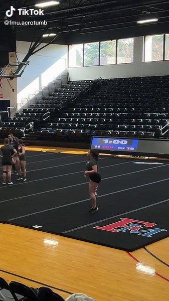 Tate McRae on Fmu acro team??? #tatemcrae #fmuacrotumb #acroandtumbling #trend #viral