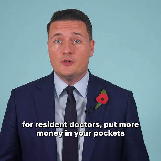 558 reactions · 32 shares | A message to resident doctors from Health and Social Care Secretary Wes Streeting | Department of Health and Social Care - DHSC | Facebook