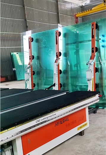 Cut 1200 Sqm Glass Daily: One Person with CNC Machine