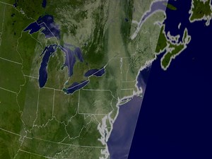 NASA Scientific Visualization Studio | Canadian Smoke Invades the East Coast