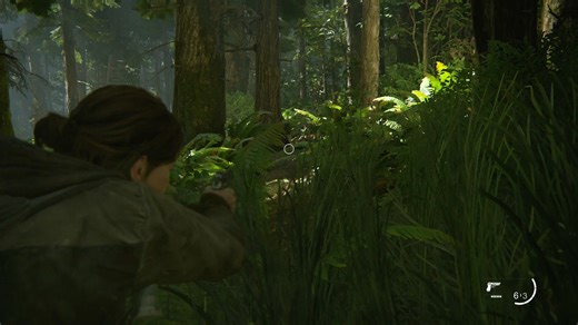 美末2 森林持枪视角 这样的视角大家会晕3d吗