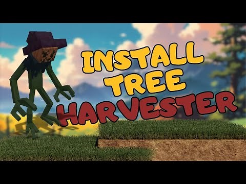 How to Install and Use a Tree Harvester in Minecraft | Minecraft Tutorial (2025)