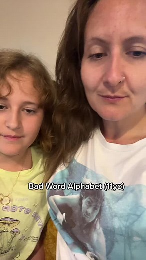 BAD WORD ALPHABET. #swearing #cursewords #naughty #silly #fyp #viral