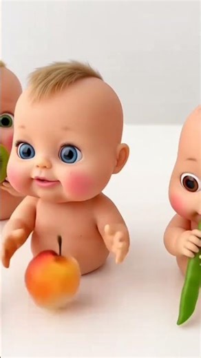 tiny babies eating food end dance....#🥑🍑❤️🍓🥑