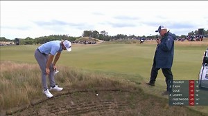 Sam Burns receives unique ruling after fairway bunker shot at Genesis Scottish Open