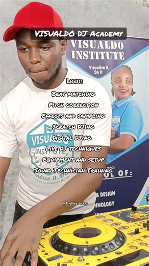 Jan 2025 Intake Visualdo DJ Academy. The newest school of DJ in Nairobi, Kenya. Its here, its big, its huge, the baddest, the real school. With top DJs like @The Fiesta King Unlock Your DJ Dreams in Nairobi! Ready to turn your passion for music into a thriving career? Join the #1 DJ Training Course in Nairobi and master the art of mixing, scratching, and performing like a pro. 🎧 What You'll Learn: DJ equipment setup and operation Beatmatching and transitions Advanced mixing techniques Live perf