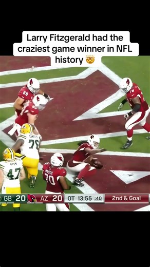 Larry Fitzgerald had the craziest game winner in NFL history 🤯