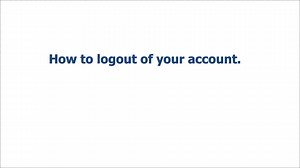How to log out of your account
