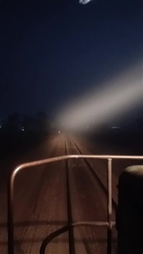 Night Train Adventure: A Journey at Dusk