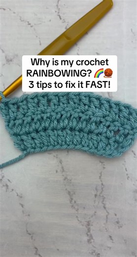 3 Tips to Fix Rainbowing in Crochet Projects