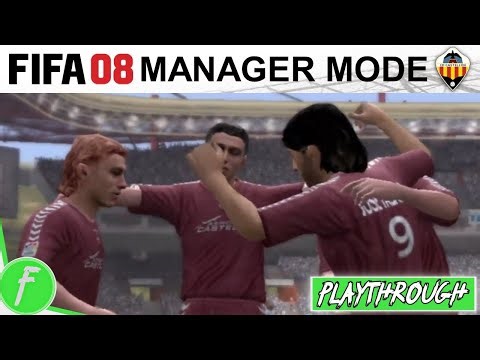 FIFA 08 Manager Mode FULL GAME WALKTHROUGH Gameplay HD (PS2) | NO COMMENTARY