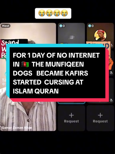 FOR 1 DAY OF NO INTERNET IN AFGHANISTAN THE MUNFIQEEN DOGS WAS BARKING NON STOP BECAME KAFIRS STARTED CURSING 🤬 AT ISLAM QURAN ULAMA ALL FOR INTERNET BEING SHUT DOWN BECAUSE OF SECURITY REASON! TODAY THESE ARE THE MUSLIMS THAT WILL BECOME DISBELIVERS JUST FOR THE INTERNET ! MAY ALLAH AZZAWAJAL PROTECT OUR IMAN MAKE US STEADFAST ON THIS BLESSED DEEN ISLAM! #afghanistan🇦🇫 #viral #fyp #afghan #muslimtiktok