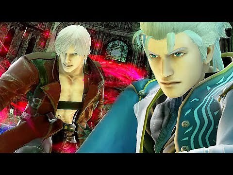 SOUL CALIBUR 6 - DANTE vs VERGIL Gameplay (Custom Characters) @ 1440p (60ᶠᵖˢ) HD ✔