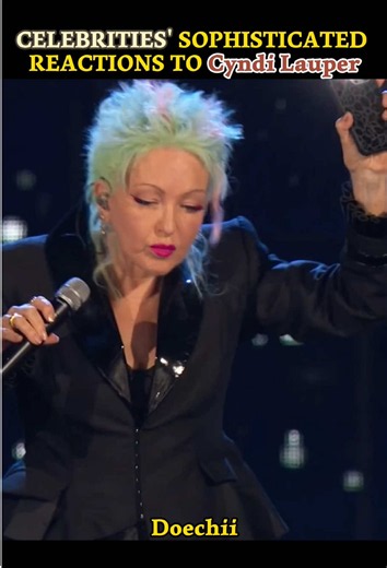 Cyndi Lauper Time After Time live reaction: celebrity responses