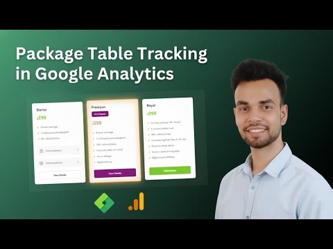 Package Table Tracking in Google Analytics with Google Tag Manager