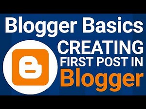 Blogger Tutorial | How to Setup Blogger and Create First post - Hindi