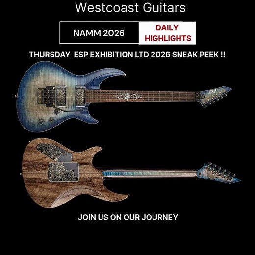 WOW !! NAMM Sneek Peek ESP Exhibition Limited 2026 Guitars !!!.mp4 ‪@espguitarsusa‬ #espguitars
