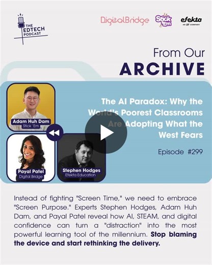 #education #edtech #leadership #digitaltransformation #innovationineducation #futureofwork | The Edtech Podcast