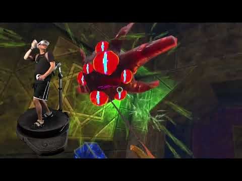 Running Through a Cosmic Nightmare in Amid Evil VR on Omni One