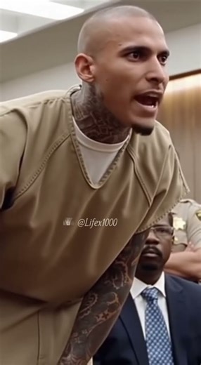 THAT’S MY WHOLE LIFE!’: Inmate’s Desperate Outburst at 75-Year Sentence #shorts .