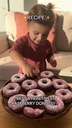 Hear me out - TRY THIS RECIPE. You won’t regret it! 💕🍩 Easy, healthy, guilt-free treats!! You can find my other donut recipes (🍓🍋🫐🍌) in my ebook “Little Hands in the Kitchen” link in my bio ✨Download my ebooks packed with tons of tasty and healthy options for your bubba! Link is in my bio 🫶🏼 #blw #babyledweaning #blwinspiration #blwideas #babyledweaningideas #babyfood #babyfoodrecipes #blworld #blwbaby #kidsrecipes #toddlersoftiktok #toddlerrecipes #donuts #fyp #foryou