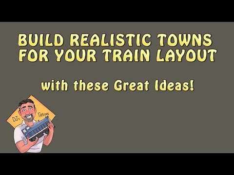 Model Railroad: Make REALISTIC Towns. Tons of great ideas