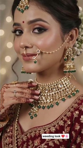 👰 Wedding Look Series Part 6 | Royal Bridal Look ✨❤️