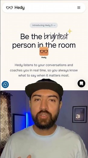 Hedy.ai Coaches You Live During Real Conversations
