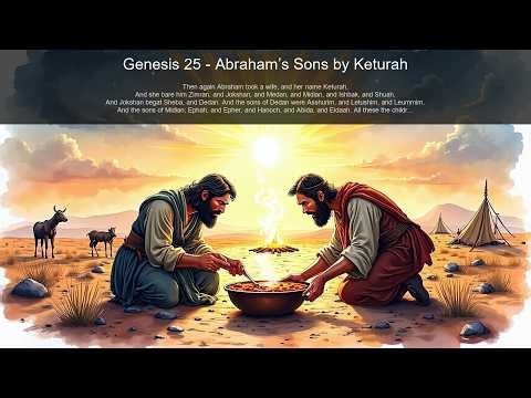 Genesis 25 - Abraham’s Sons by Keturah | Bible Chapter Study Song