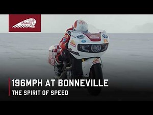 A 196 MPH Race Bagger at Bonneville