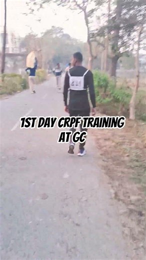 1st day at crpf training batch 2025