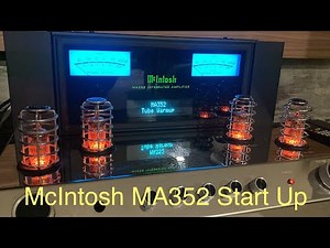 McIntosh MA352 Integrated Amplifier Start up