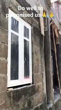 complete aluminium casement window with burglary and net