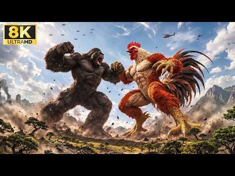 KING KONG vs GIANT CHICKEN : An unstoppable clash on Skull Island | Kong Full movie