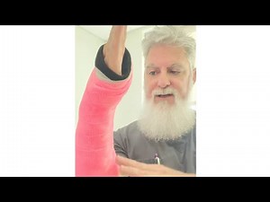 Using a Cast Saw on a molded Fiberglass Cast, (removal)