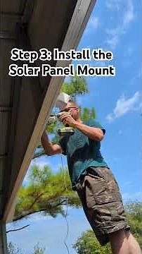 How to mount the Ring Spotlight Cam Pro & Solar Panel #shorts #ringcameras #howto