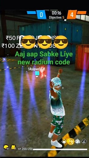 "Free Radium Code Giveaway ⚡🔥 | Jaldi Claim Karo!" #freefire #shorts