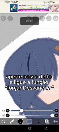 Natsuki☆🌙(sgn lua) (@natsuki_lua) - Tutorial Gacha: Como Fazer e Pintar Cabelo no Ibis Paint