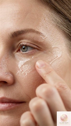 Goodbye Under-Eye Bags! 👋 Best Morning Skincare Routine #glassskin #skincare #brightskin