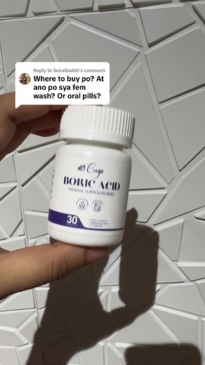Boric Acid Suppository for Feminine Health