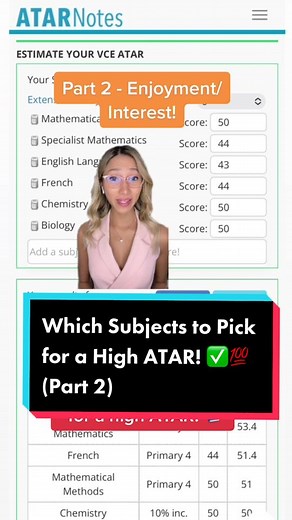 How to Choose the Right Subjects for a High ATAR Score