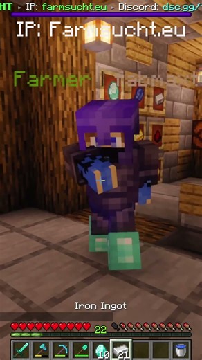 Der Spieler verliert viel im Casino - Farmsucht.eu Dein Citybuild Server #minecraft #citybuild