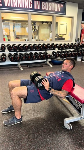 DB Glute Bridge